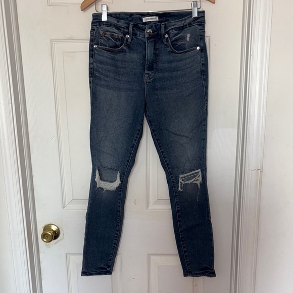 Good American Good Legs High Rise Crop Jeans - Picture 2 of 6